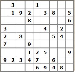 Sudoku facile pour débutant #sudoku
